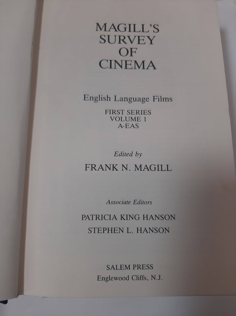 Magill´s Survey Of Cinema