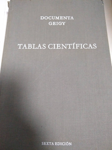 Tablas Científicas