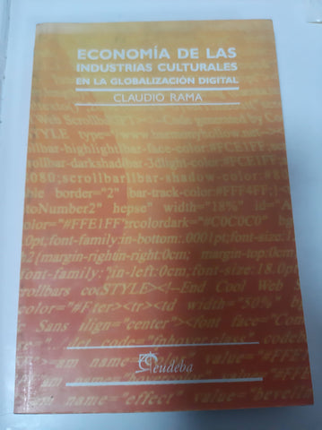 Economía De Las Industrias Culturales