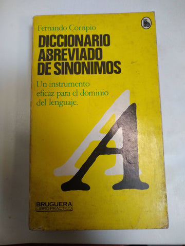 Diccionario Abreviado De Sinonimos