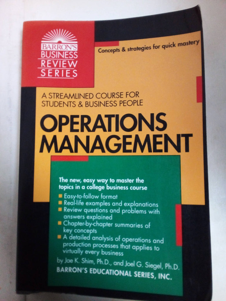 Operations Management