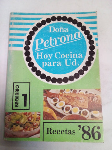 Doña Petrona Hoy Cocina Para Ud. Recetas 86