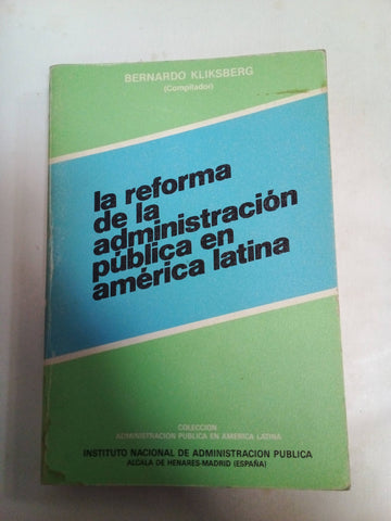 La Reforma De La Administración Pública En América Latina