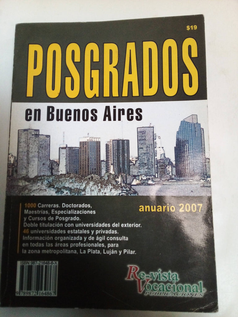 Posgrados En Buenos Aires Anuario 2007