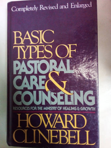 Basic Types Of Pastoral Care and Counseling