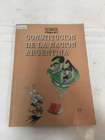 Constitución de la Nación Argentina. Santa Fe - Paraná 1994