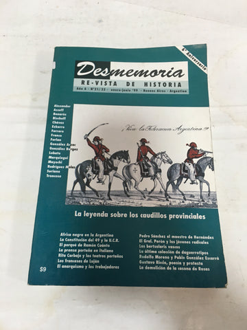 Desmemoria revista de historia