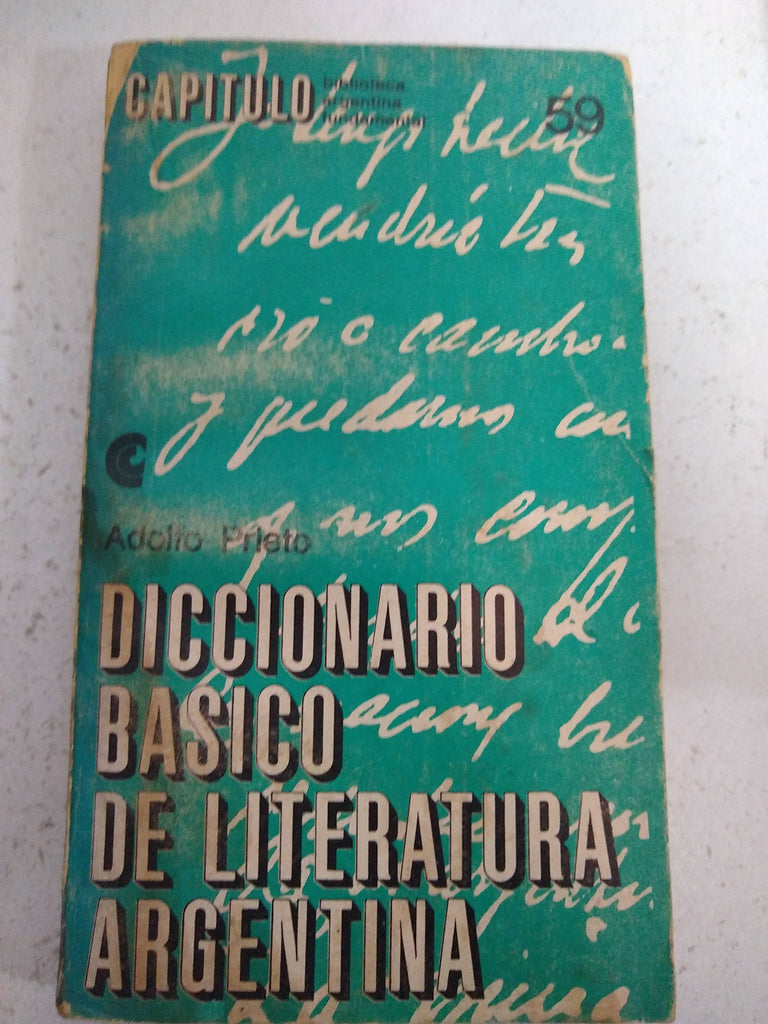 diccionario basico de la literatura argentina