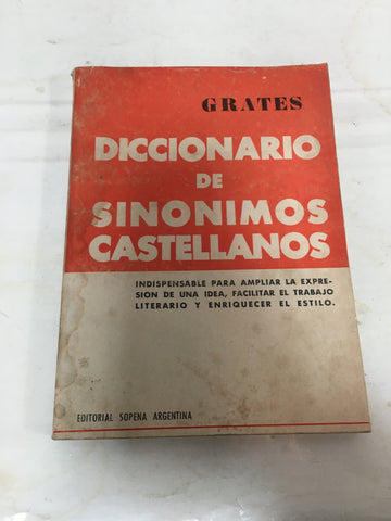 Diccionario de sinonimos castellanos