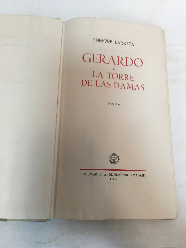 Gerardo o La torre de las damas