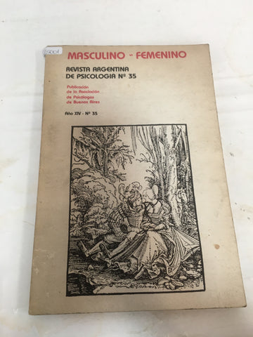 REVISTA ARGENTINA DE PSICOLOGIA - No. 35 - Año XIV, abril 1984. Masculino - Femenino