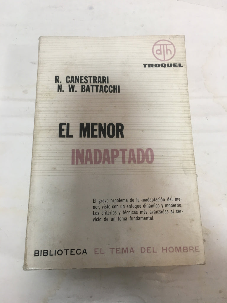 El menor inadaptado