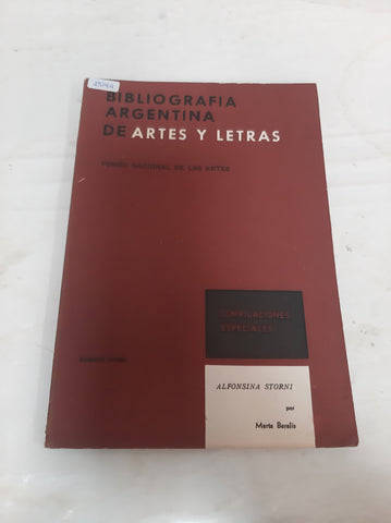 Bibliografia argentina de artes y letras 49/51