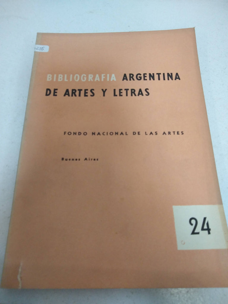 Bibliografia argentina de artes y letras. 24 -  Octubre- diciembre 1964