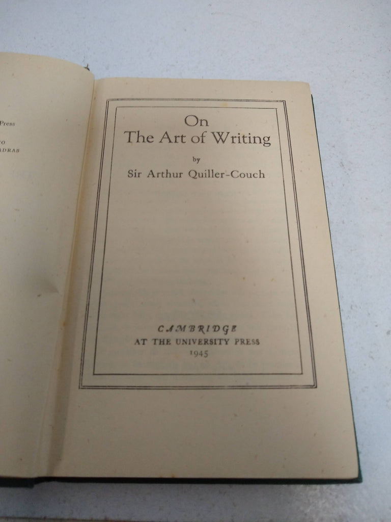 On the Art of Writing