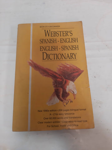 Webster´s spanish english dictionary