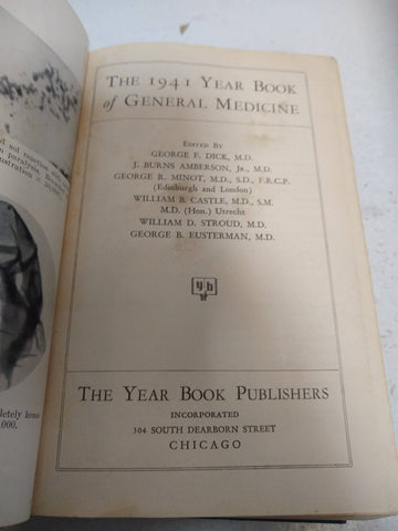 The 1941 Yearbook of General Medicine