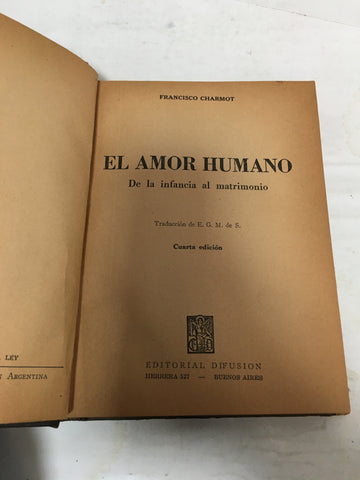 El amor humano