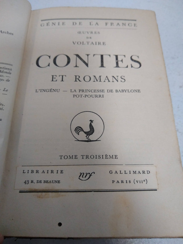 Contes et Romans