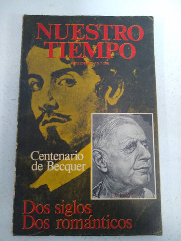 CENTENARIO DE BECQUER. DOS SIGLOS DOS ROMÁNTICOS. Revista NUESTRO TIEMPO. Diciembre nº 198.