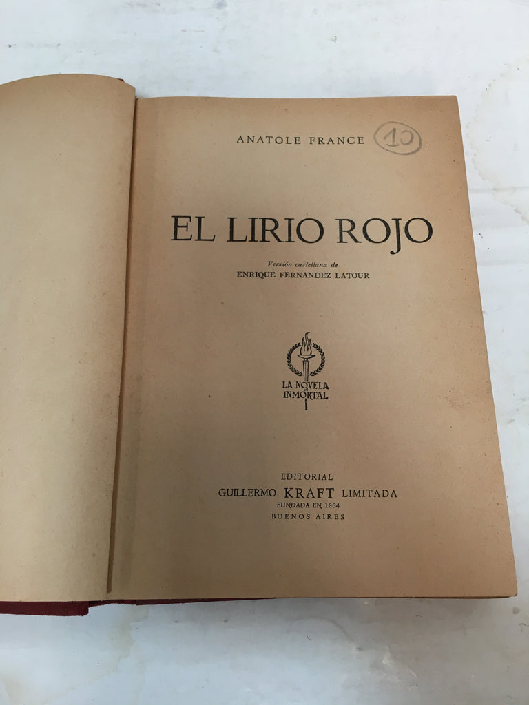 El lirio rojo