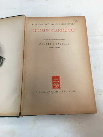 Edizione Nazionale Delle Opere di Giosue Carducci (Volume ventiseiesimo)