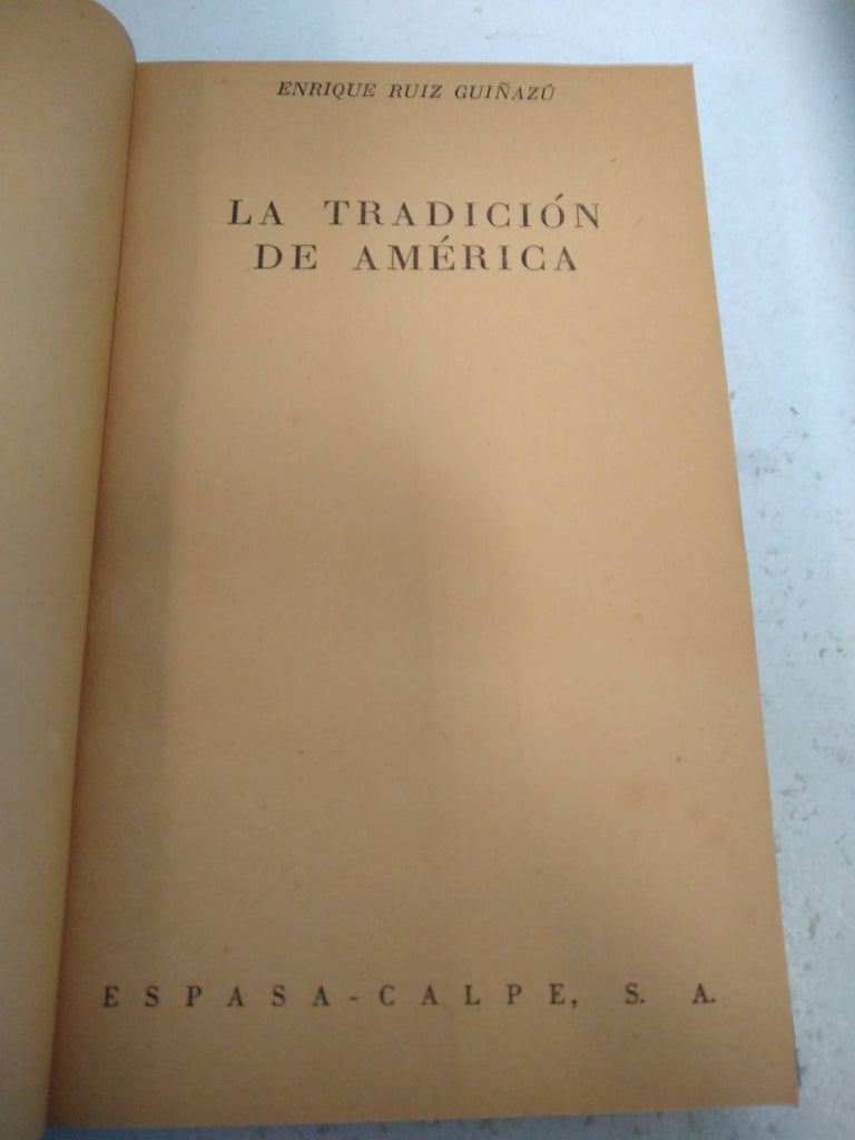 tradicion de america