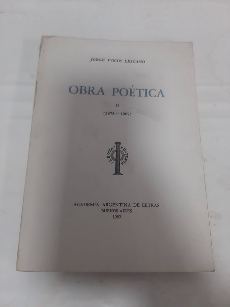 Obra poética II 1978-1987