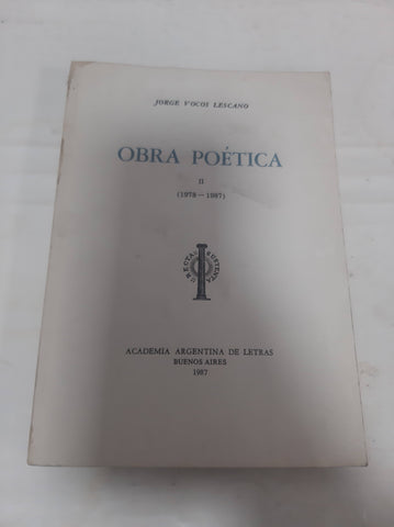 Obra poética II 1978-1987