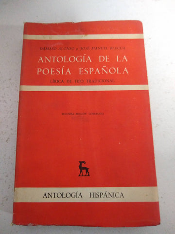 antologia de la poesia española