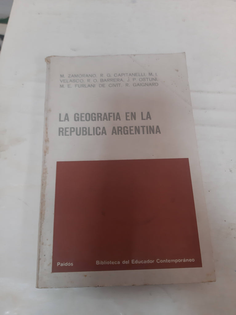 la geografia en la republica argentina