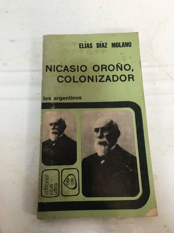 nicasio oroño colonizador