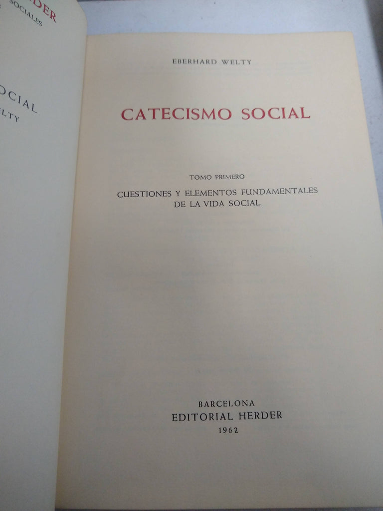 catecismo social