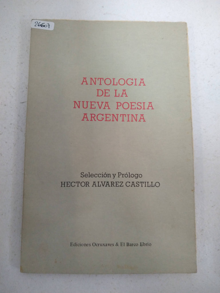 Antologia de la nueva poesia argentina