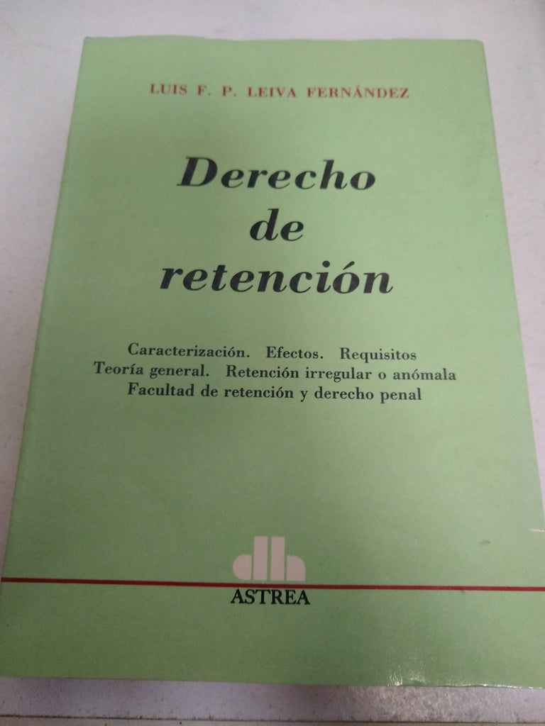 Derecho de retención