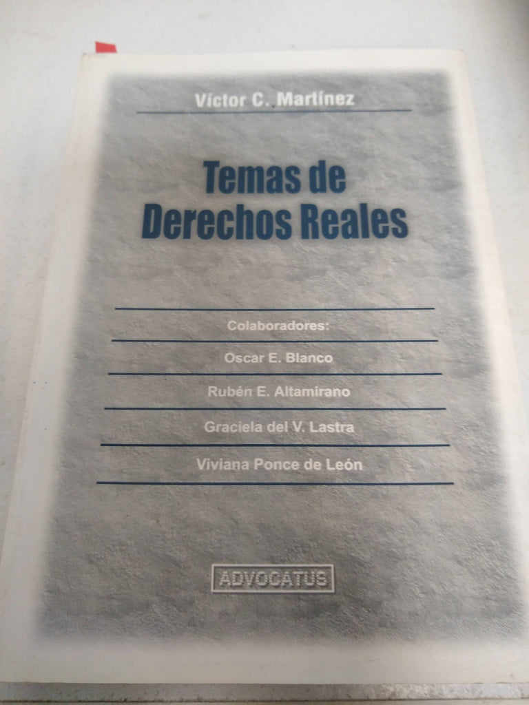 temas de derechos reales