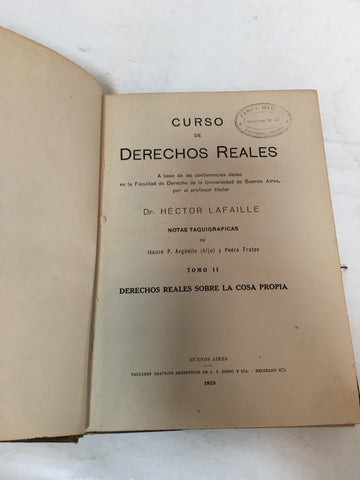 curso de derechos reales