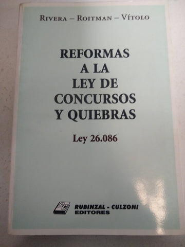 Reformas a la ley de concursos y quiebras