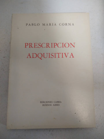 prescripcion adquisitiva