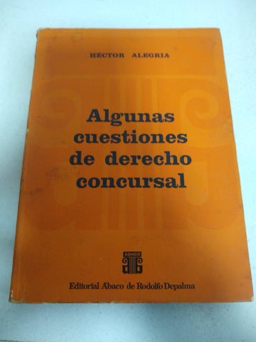 algunas cuestiones de derecho concursal