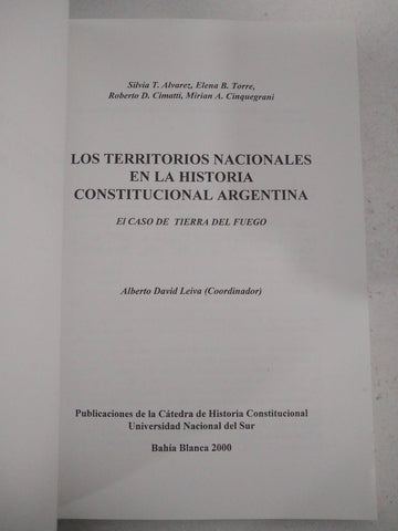 Los territorios nacionales australes en la historia constitucional argentina