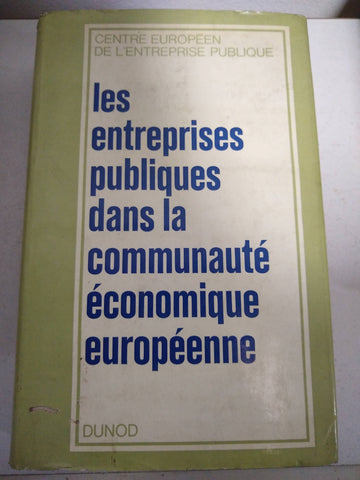 Les entrepises publiques dans la communaute economique europeenne