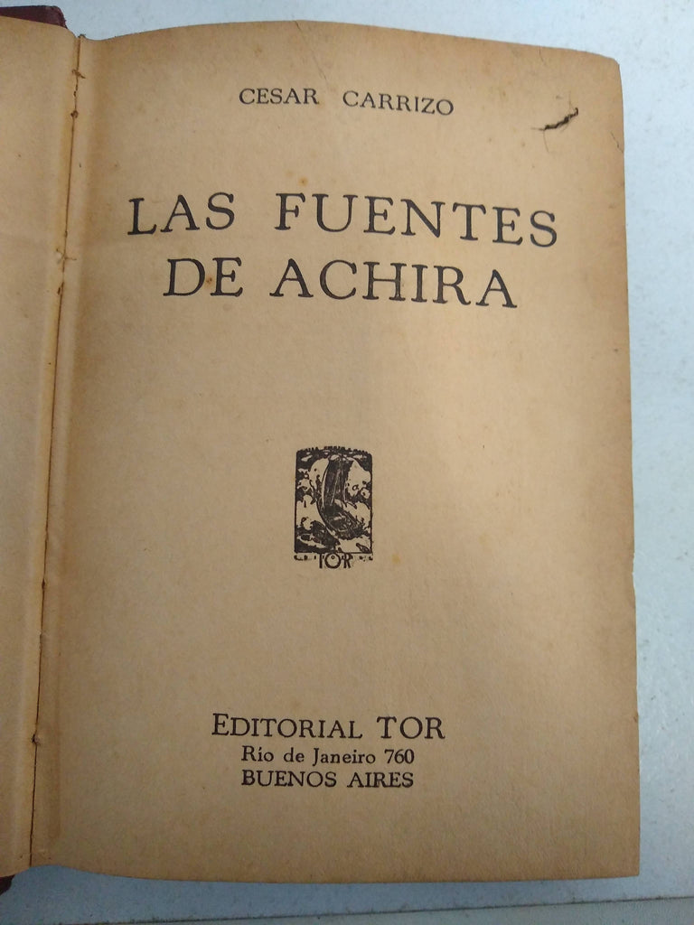 Las fuentes de Achira