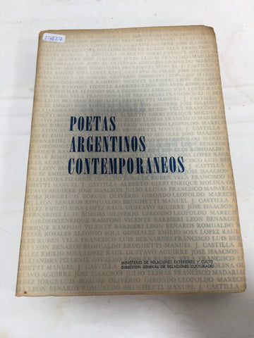 Poetas Argentinos Contemporaneos