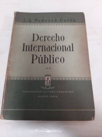 Derecho internacional Público II