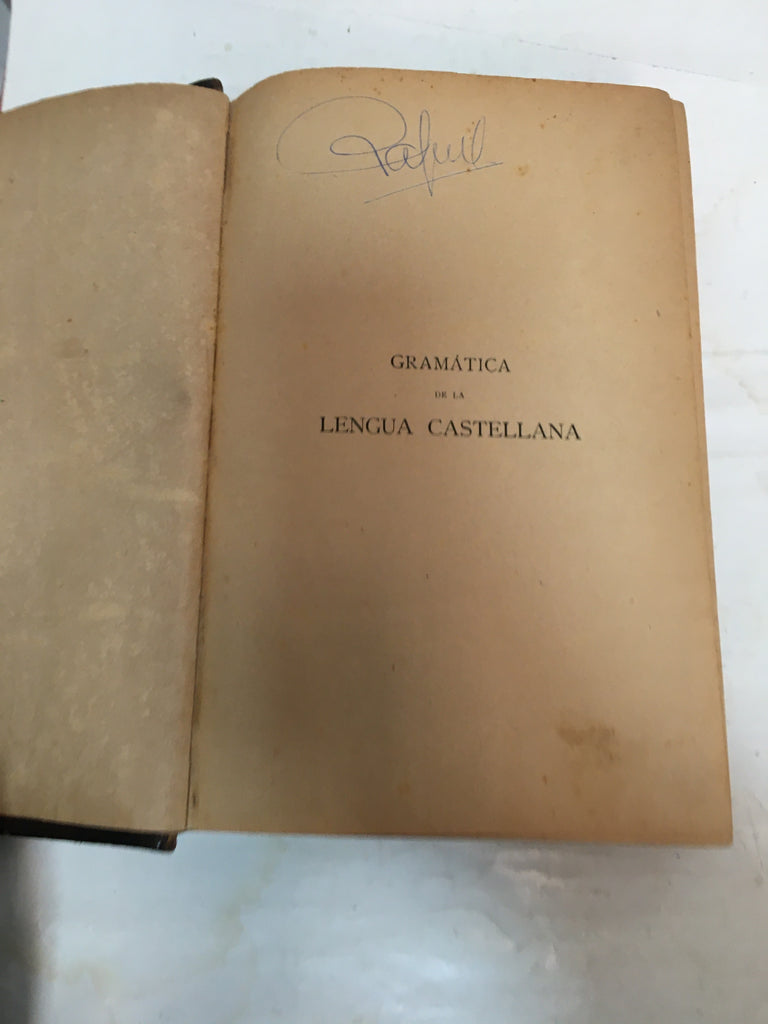 gramatica de la lengua castellana por la real academia española