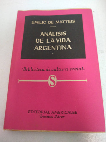 analisis de la vida argentina