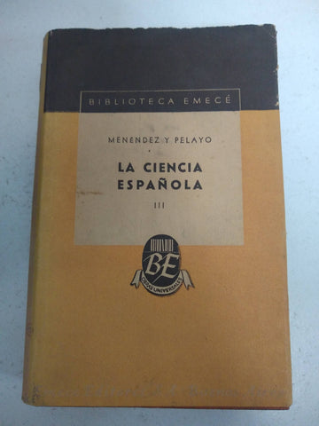 La ciencia española III