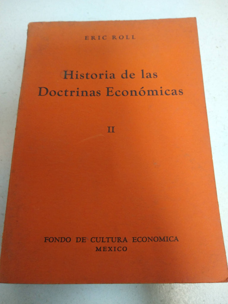 Historia de las doctrinas economicas