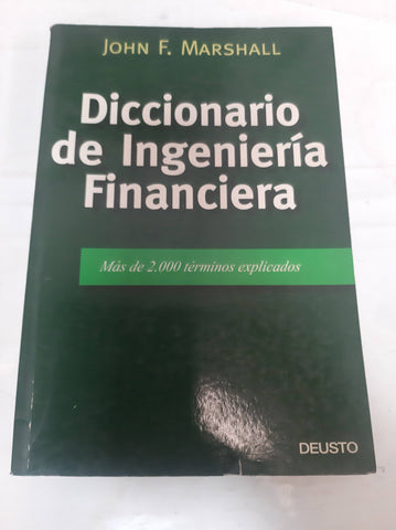 diccionario de ingenieria financiera Ed. 2002